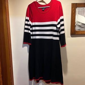 Jessica Howard fit and flare sweater dress, 1X